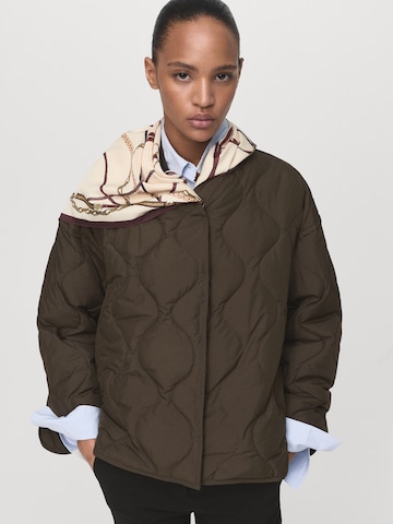 MANGO Between-season jacket 'NAT' in Brown: front