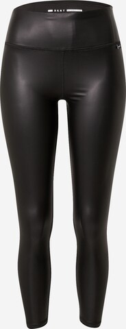 DKNY Performance Skinny Leggings in Black: front