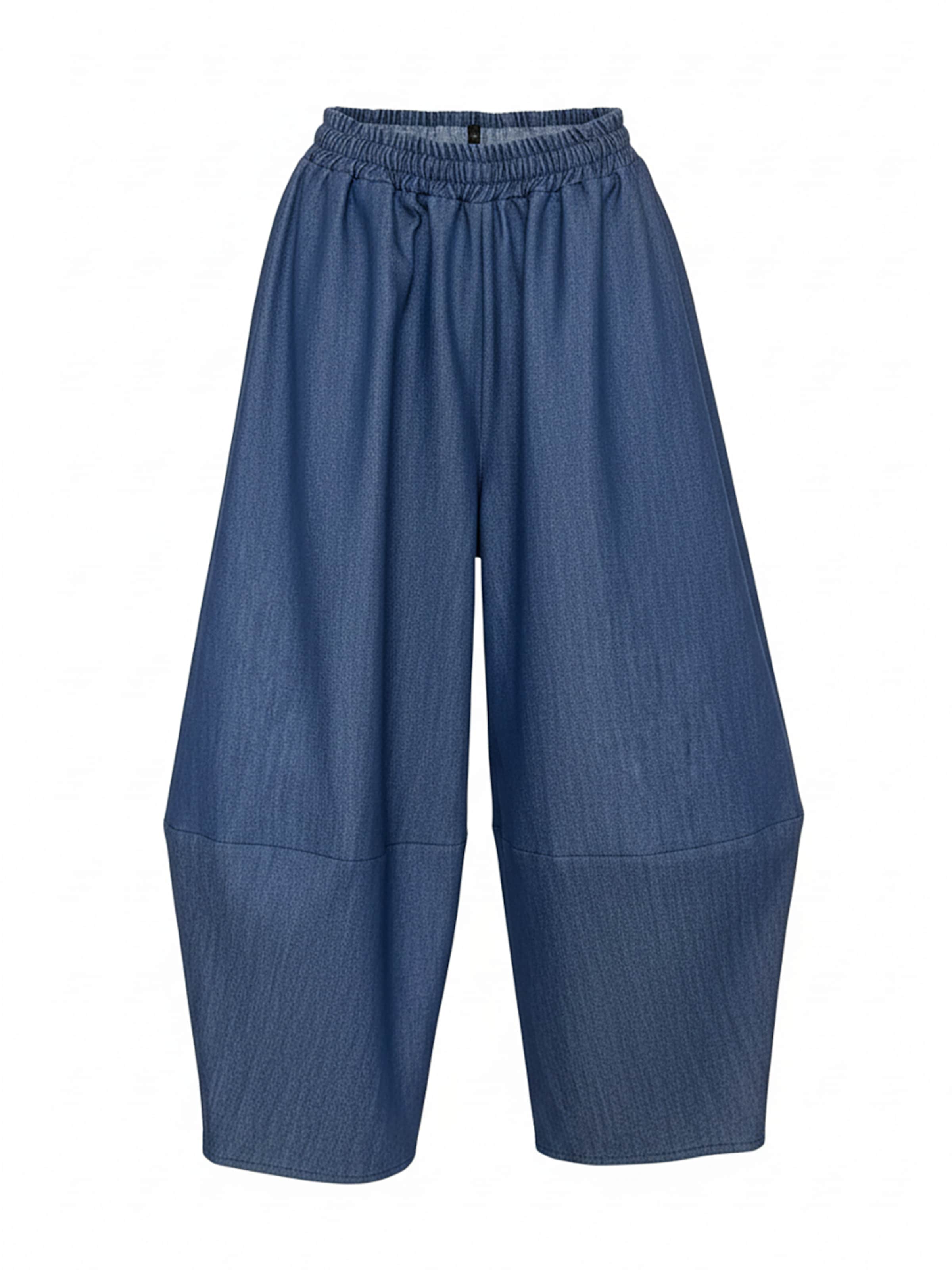 IUnique - Pierna ancha Pantalón 'Ballonique Denim' en azul