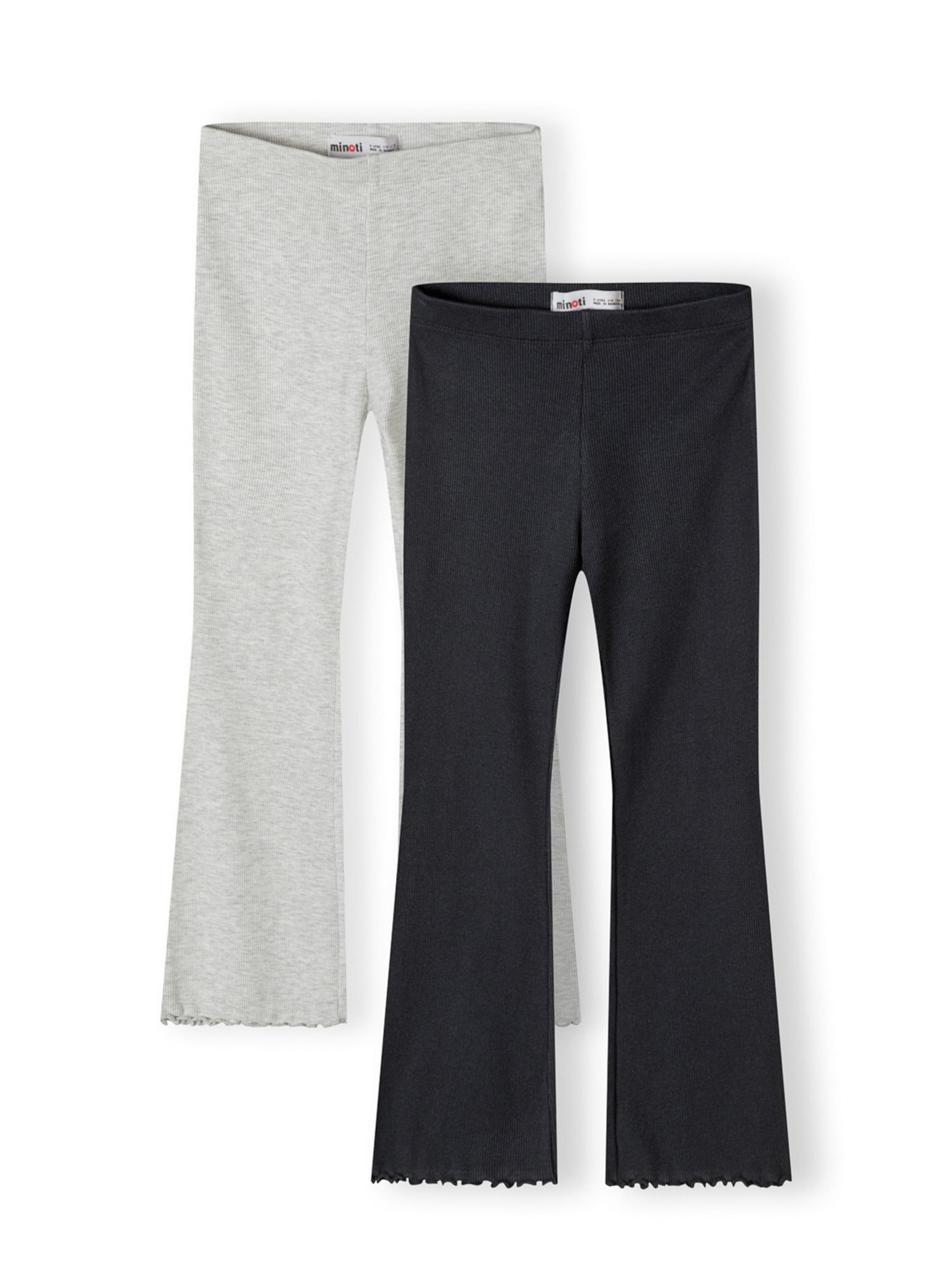 MINOTI Rozkloszowany krój Legginsy w kolorze szary: przód