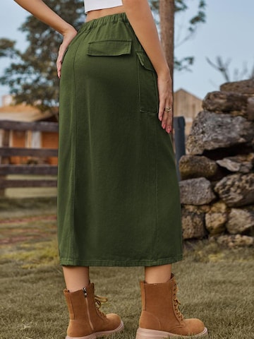Yesfashion Skirt in Green