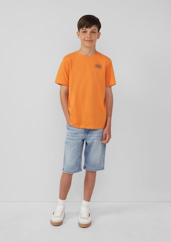 s.Oliver T-Shirt in Orange: Vorderseite