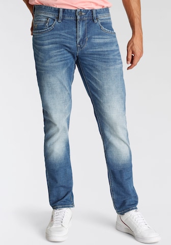 PME Legend Slimfit Jeans in Blauw: voorkant