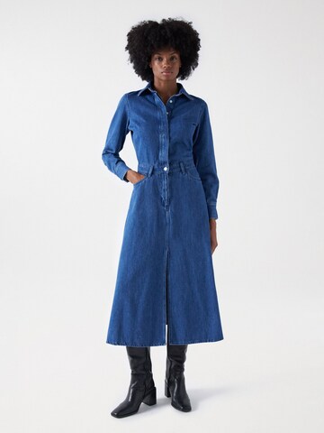 Robe Salsa Jeans en bleu : devant