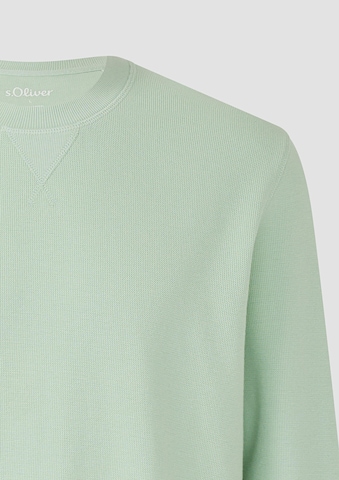 Sweat-shirt s.Oliver en vert
