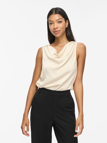 VILA - Top en beige: frente