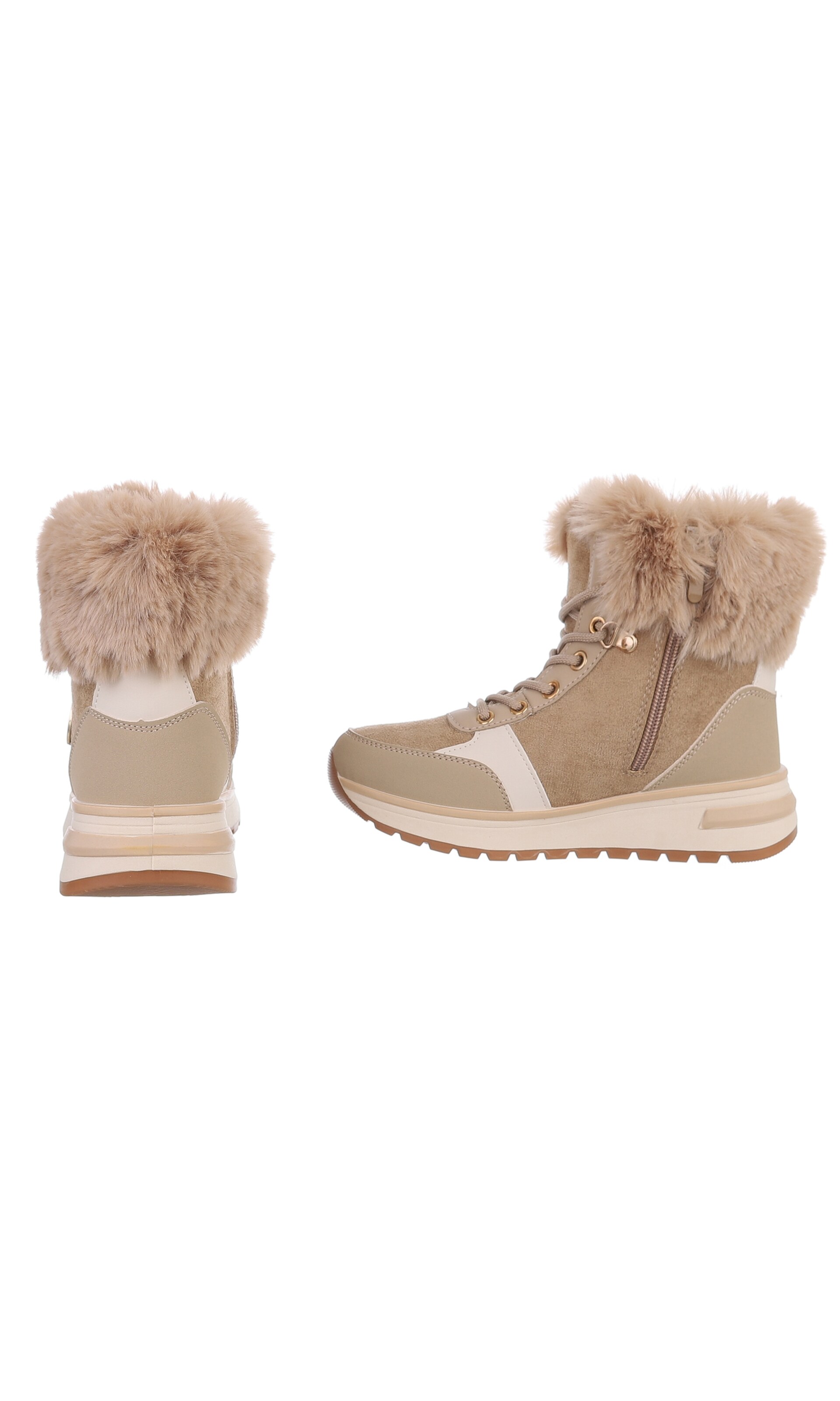 Ital-Design Stiefelette in Braun