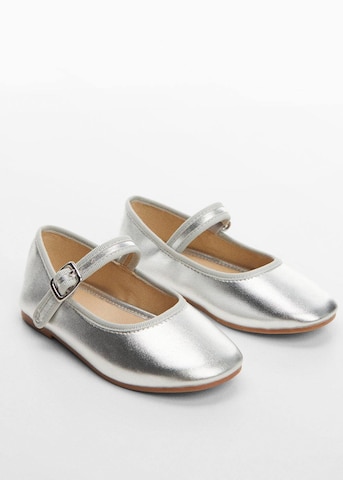 MANGO KIDS Ballet Flats 'Gigipb' in Silver