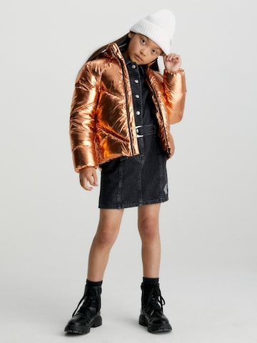 Calvin Klein Jeans Jacke in Bronze