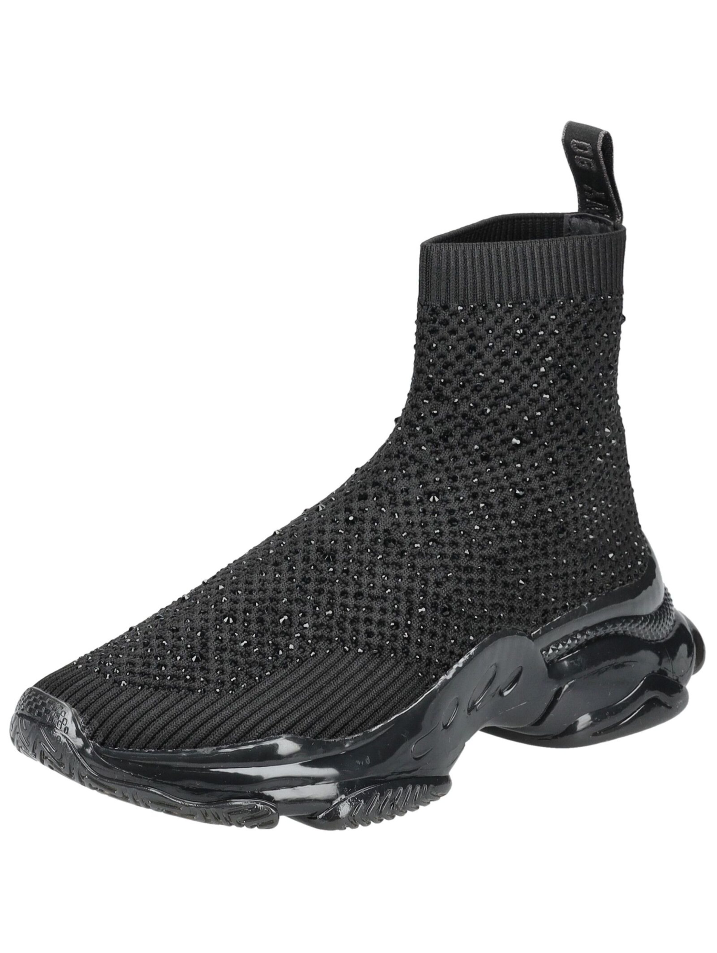 Baskets hautes STEVE MADDEN en noir : devant