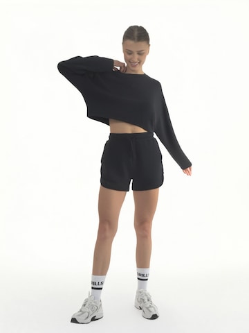 DRILLS Apparel Top 'RECREATION Cover Top' in Black