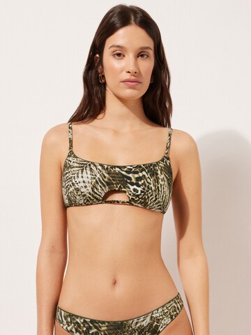 CALZEDONIA Bandeau Bikini Top in Mixed colors: front