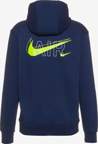 Bluză de molton 'Air Pack' de la Nike Sportswear pe albastru