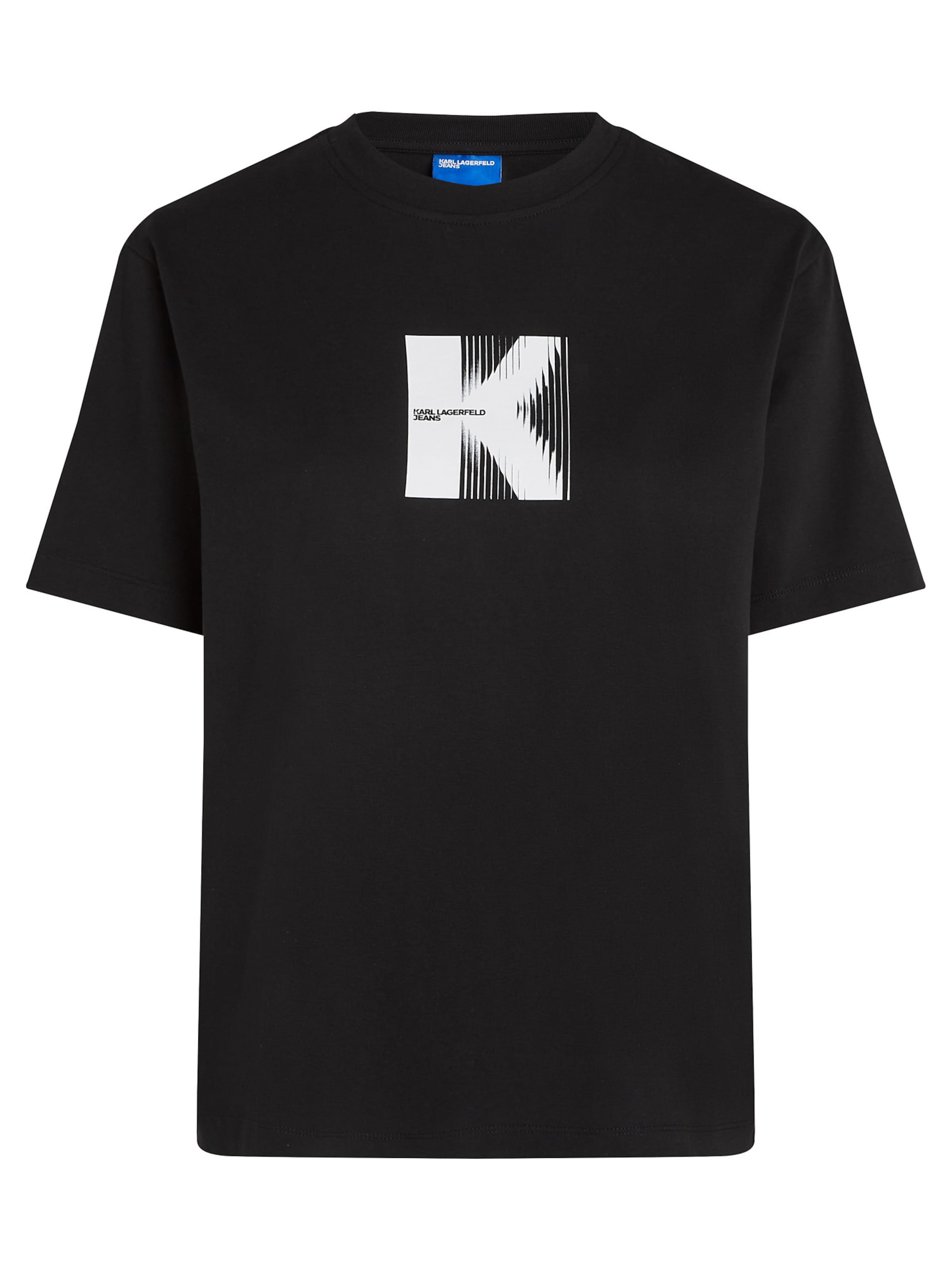 Maglietta di KARL LAGERFELD JEANS in nero: frontale