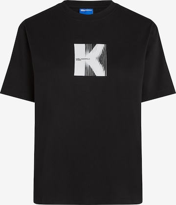 juoda KARL LAGERFELD JEANS Marškinėliai: priekis