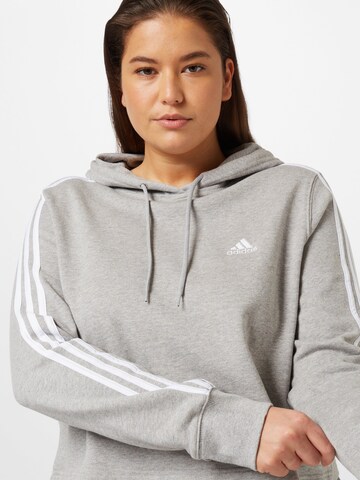 ADIDAS SPORTSWEAR Sportsweatshirt 'Essentials 3-Stripes French Terry ' in Grau