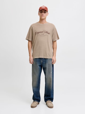 JACK & JONES - Camiseta en marrón