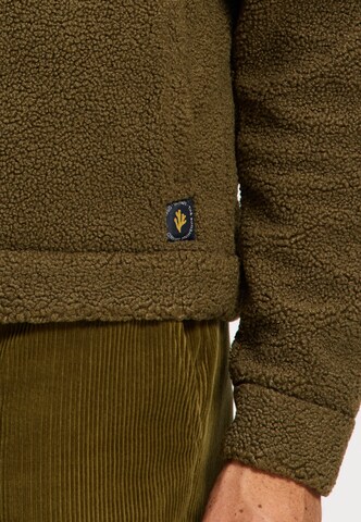 Shiwi Fleece jas in Groen