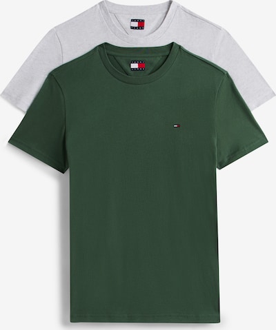 Marškinėliai iš Tommy Jeans, spalva – smaragdinė spalva / balta, Prekių apžvalga