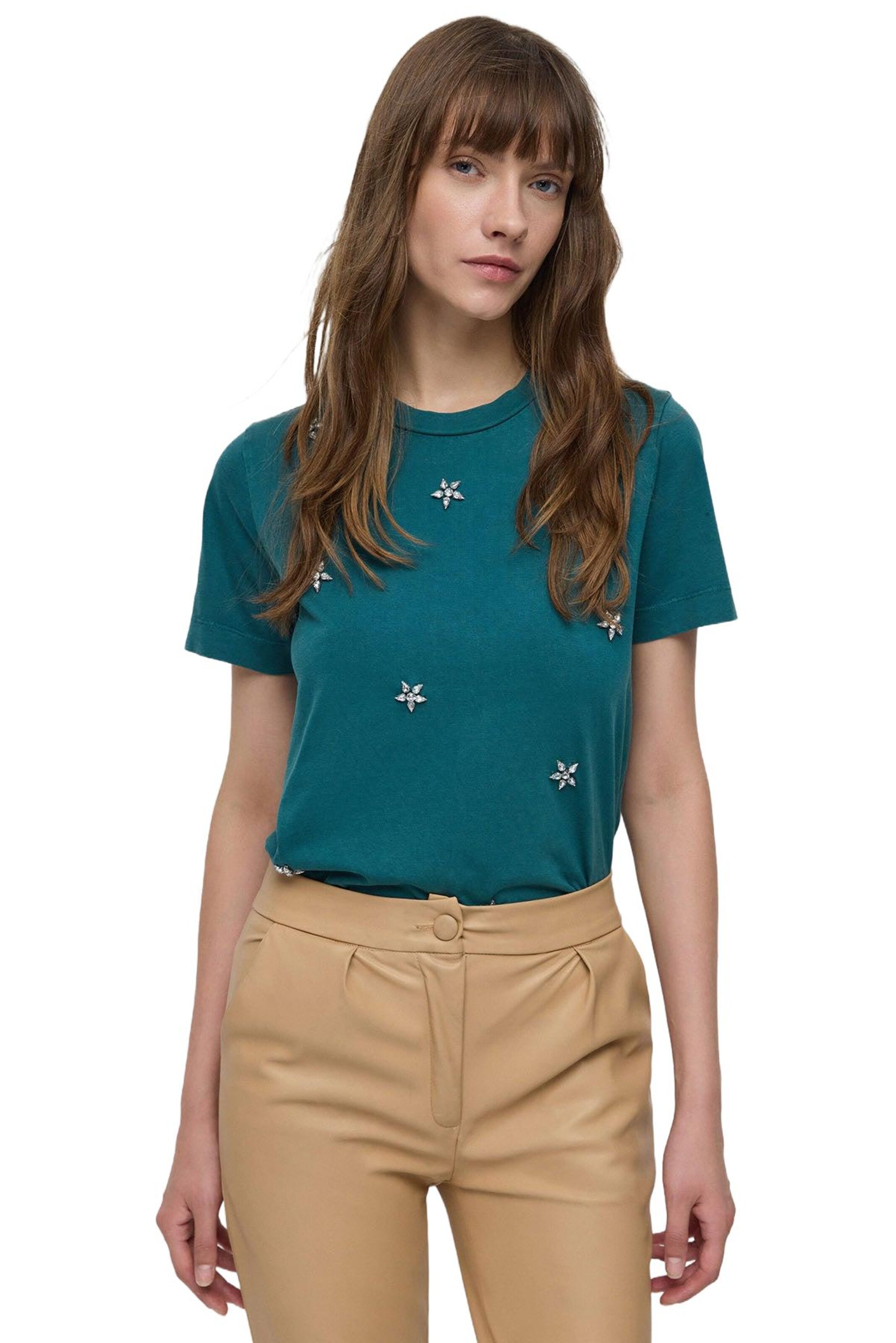 No Matter What Shirt in Green: front