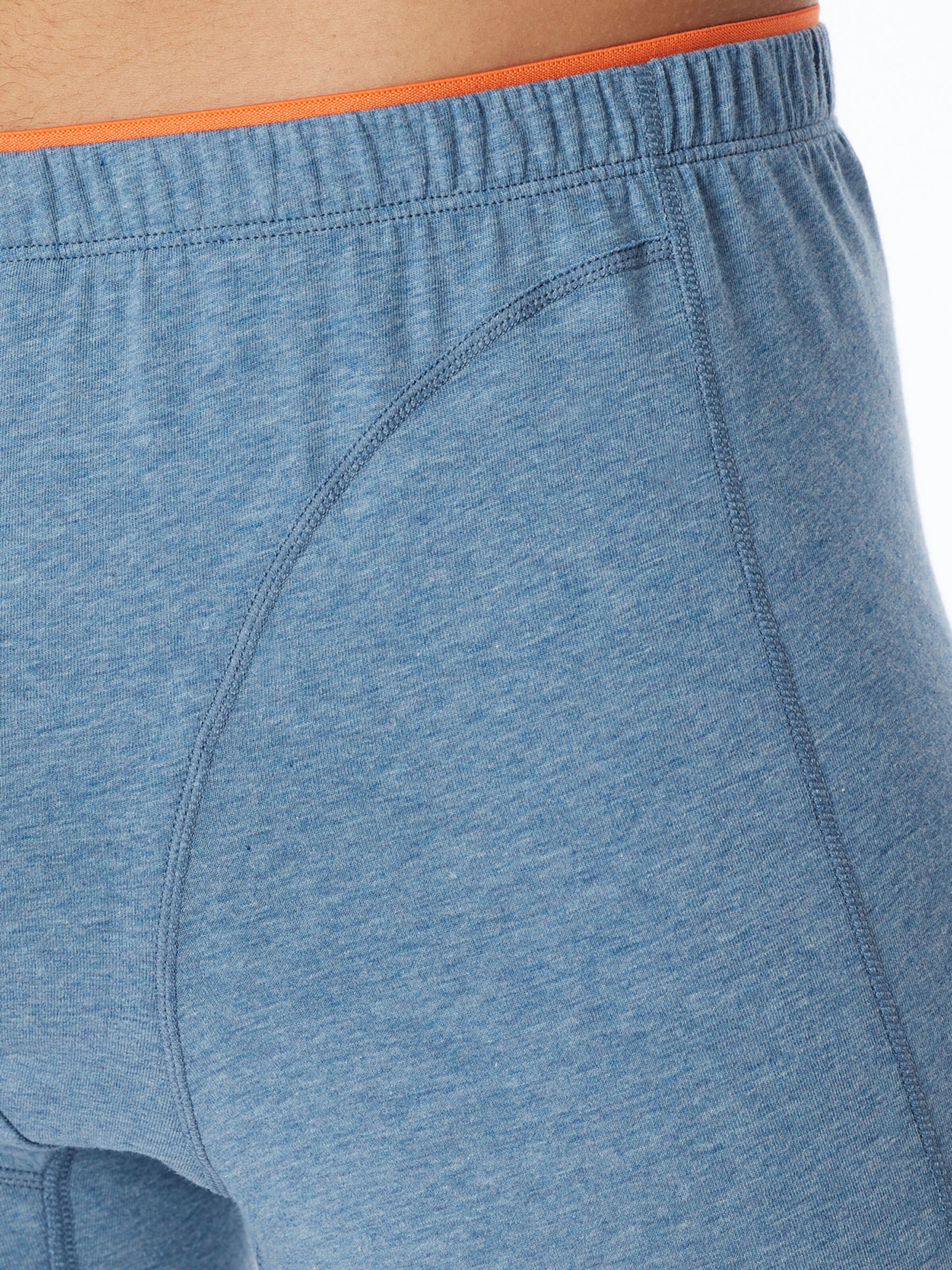 SCHIESSER Lange Unterhose in Blau