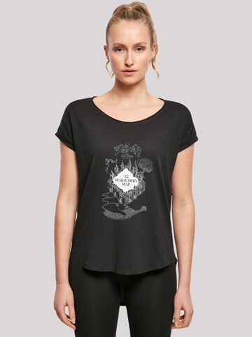 F4NT4STIC T-Shirt 'Harry Potter The Marauder's Map' in Schwarz: Vorderseite