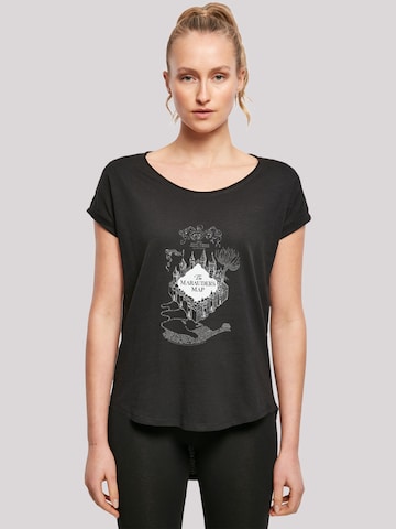 T-shirt 'Harry Potter The Marauder's Map' F4NT4STIC en noir : devant