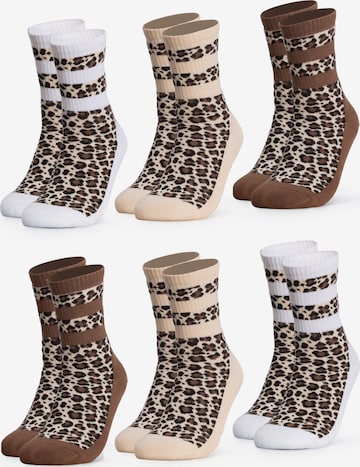 Occulto Sportsocken 'Nala' in Braun: Vorderseite