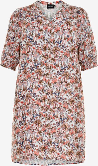 GOZZIP Kleid 'Jenny' in blau / grasgrün / rot / weiß, Produktansicht