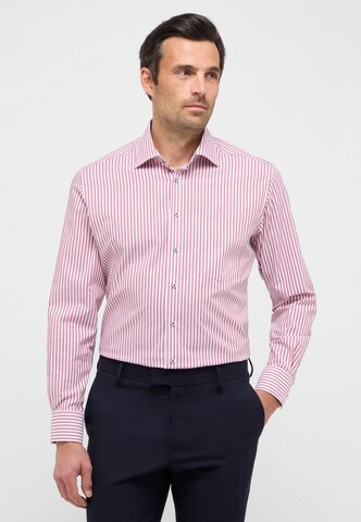 ETERNA Regular fit Zakelijk overhemd in Rood: voorkant