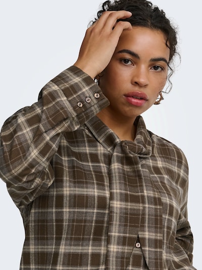 ONLY Carmakoma Blusa 'CARGuka' em XL em bege / castanho, Vista do artigo