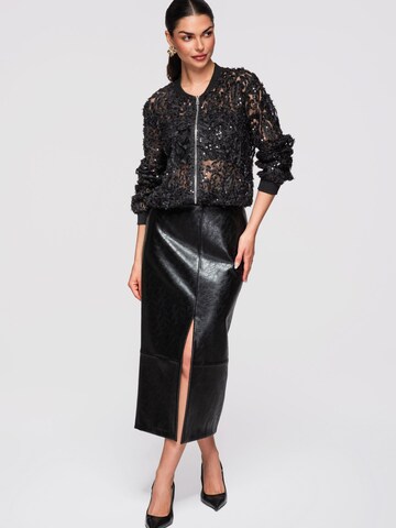 Ombre Übergangsjacke‌‌‌‌‌‌‌‌ in Schwarz