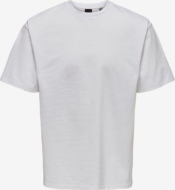 Only & Sons - Camiseta 'Fred' en blanco: frente