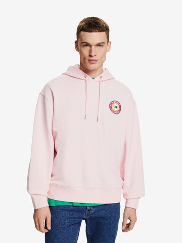 Sweat-shirt ESPRIT en rose : devant