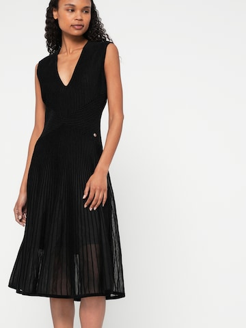 Karl Lagerfeld Úpletové šaty – černá