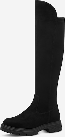 Tamaris Overknee laarzen in Zwart: voorkant