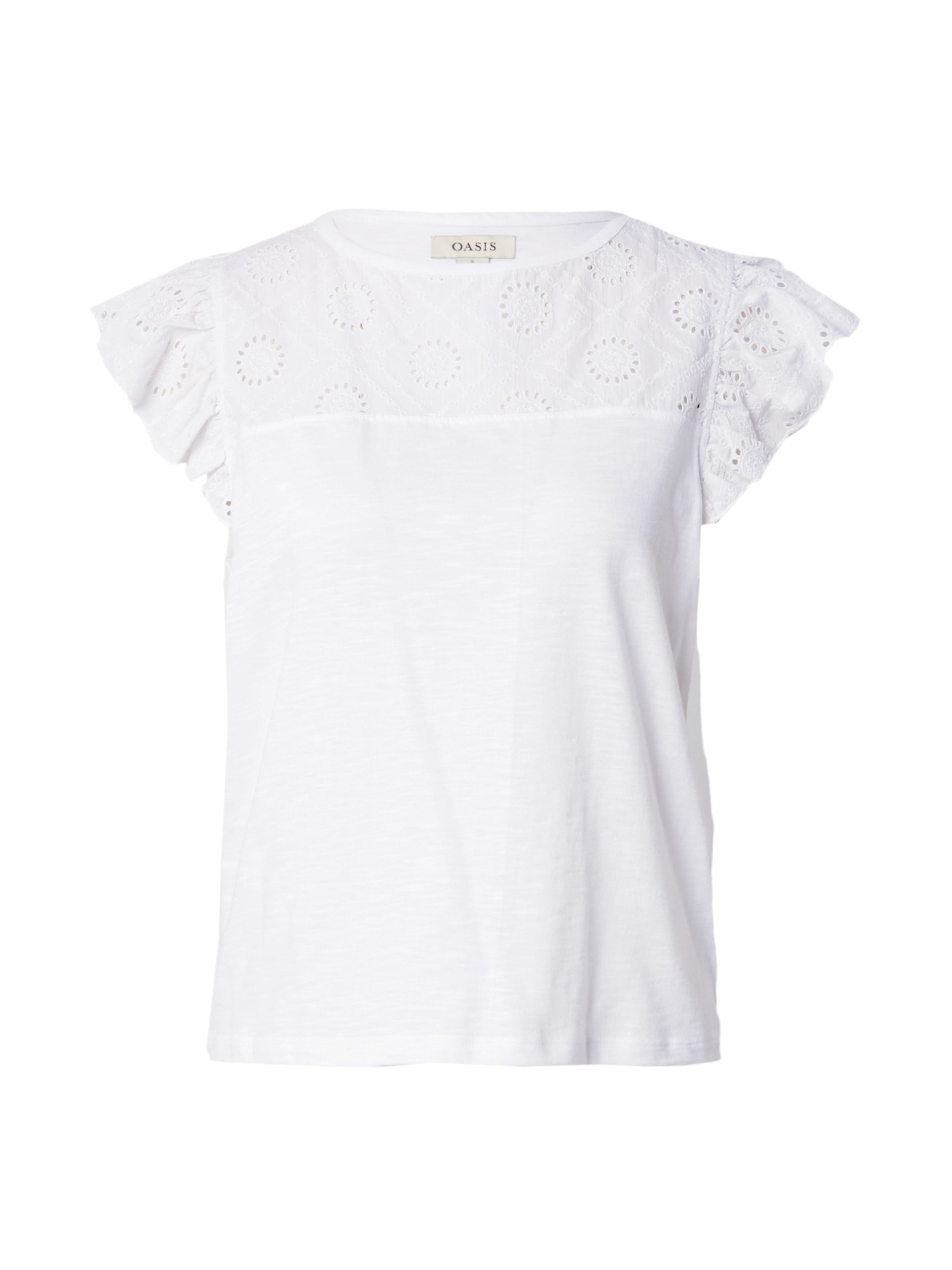 Oasis Tričko - Biela: predná strana