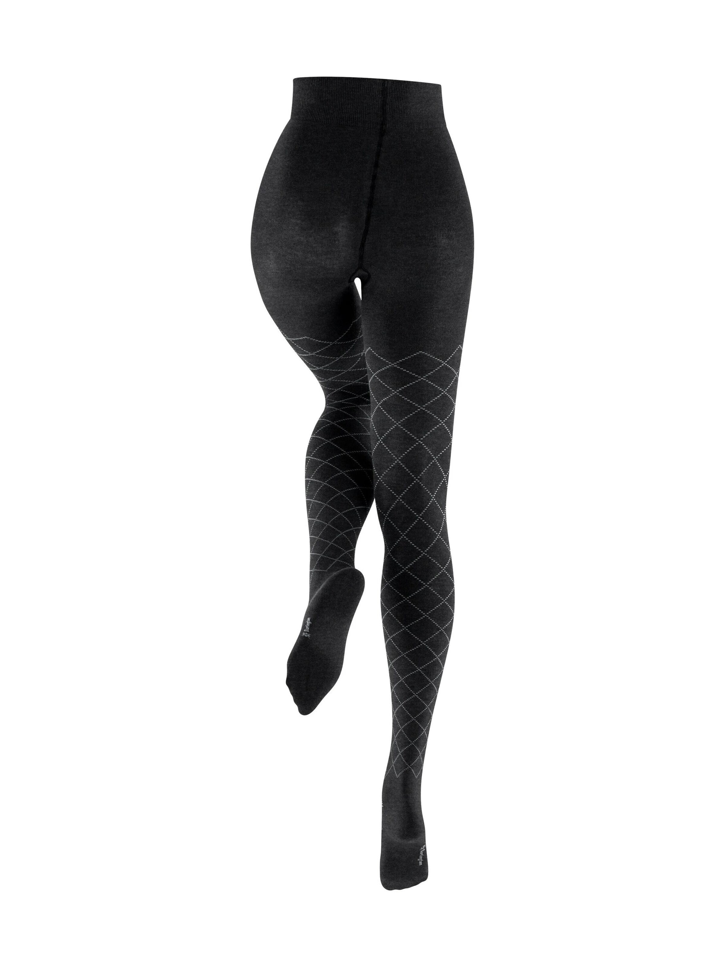 BURLINGTON Strumpfhose 'Argyle Affair'‌‌‌‌‌‌‌ in Grau
