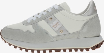 Sneaker bassa di Blauer.USA in beige: frontale
