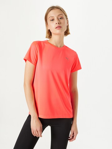 T-shirt fonctionnel PUMA en rose : devant