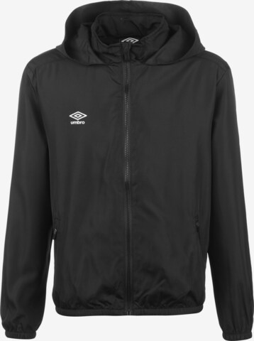 UMBRO Athletic Jacket in Black: front