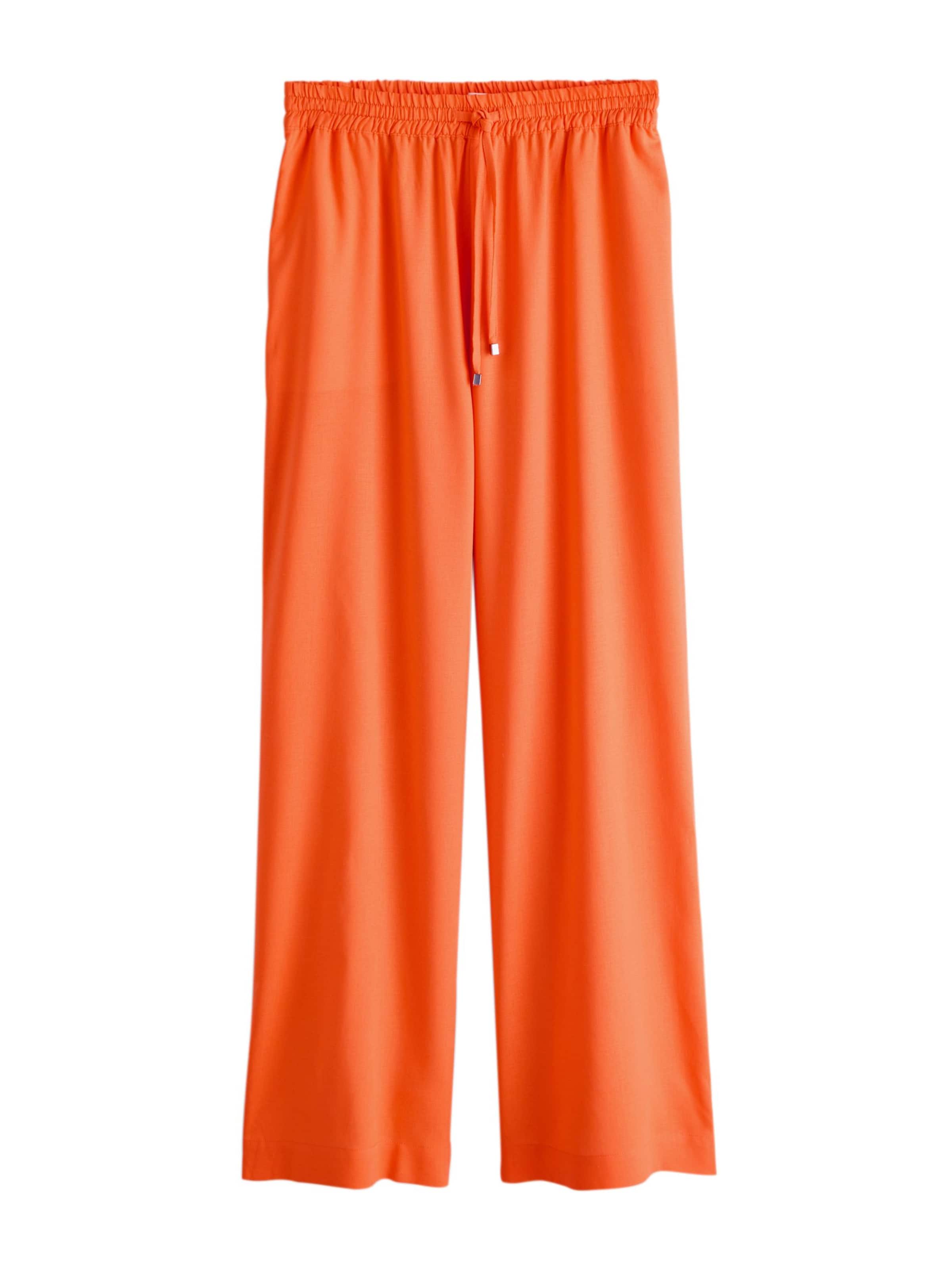Wide Leg Pantalon Next en orange : devant