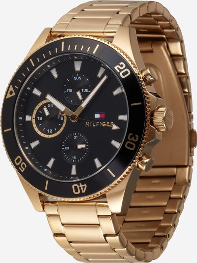 TOMMY HILFIGER Analog Watch in Gold / Black, Item view