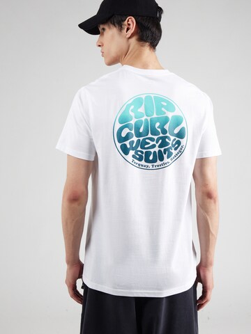 RIP CURL - Camiseta funcional 'PASSAGE' en blanco: frente