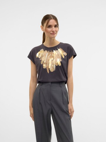 VERO MODA Shirt 'VMJeani' in Grey: front
