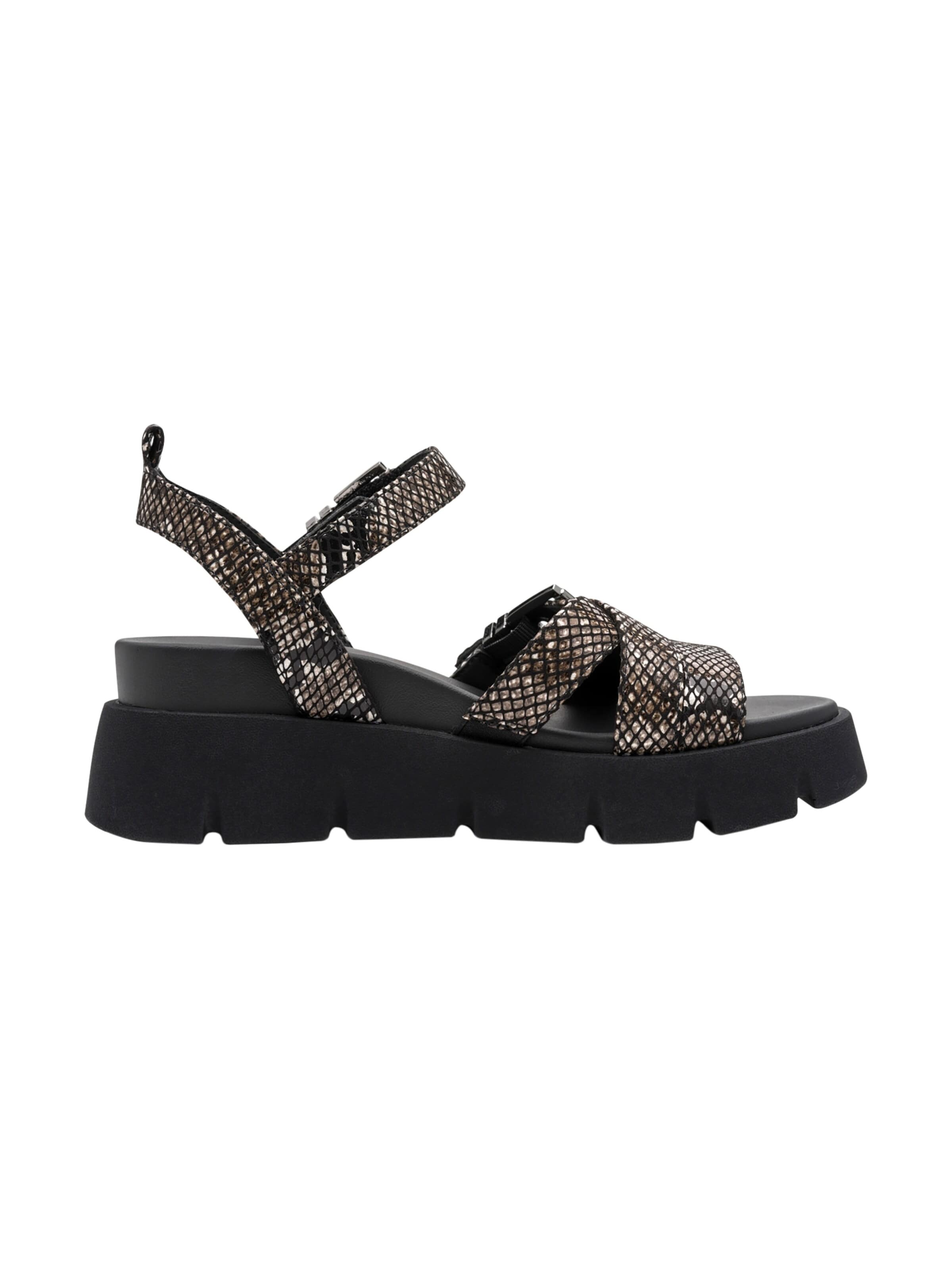Sandalo di Tamaris in nero