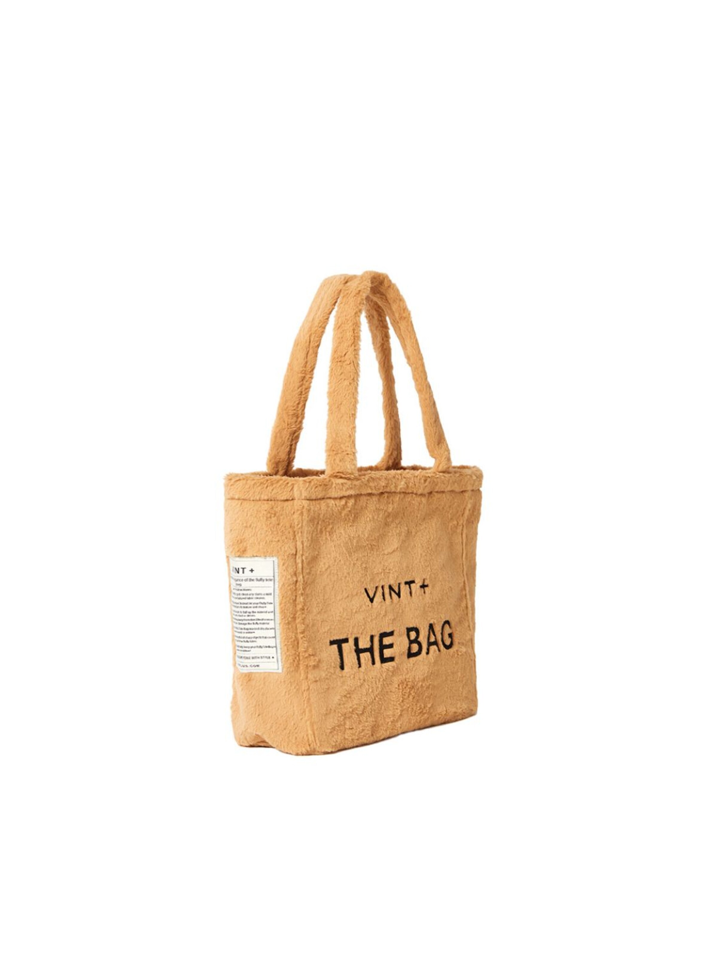 Cabas 'Fluffy Bag Big' VINT+ en marron