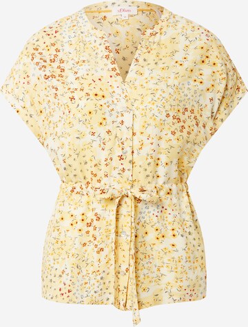 s.Oliver Blouse in Yellow: front