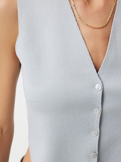 világosszürke Happiness İstanbul Kötött mellény, Termék nézet