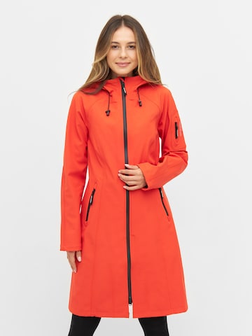 Manteau fonctionnel 'RAIN37L' ILSE JACOBSEN en rouge : devant